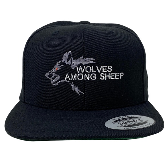 Leader of the Wolf Pack Don’t Be a Sheep Snapback Hat Cap - Picture 2 of 6